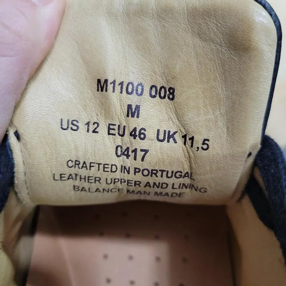 Samuel Hubbard Hubbard Free Dress Shoes Men 12M Black Leather Lace Up Derby